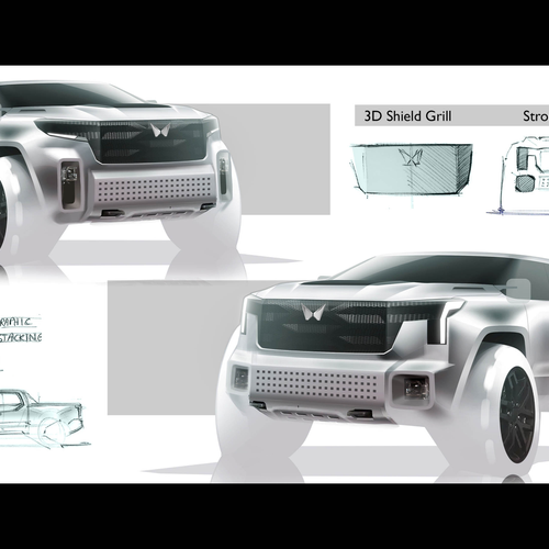 2027 Mahindra Motors Scorpio Lifestyler Sketches